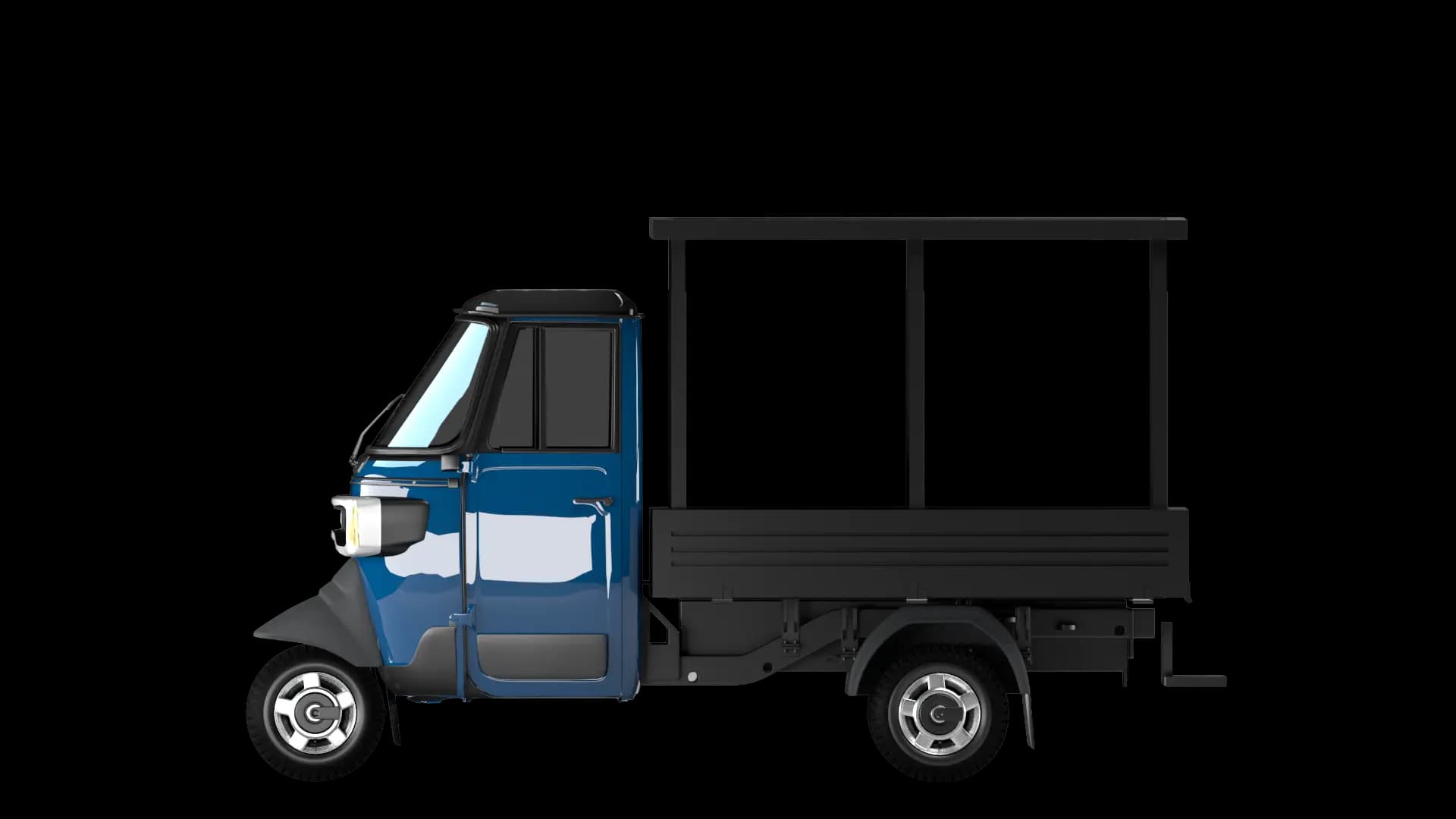 Suncharge Solar Auto — Open-rail pickup